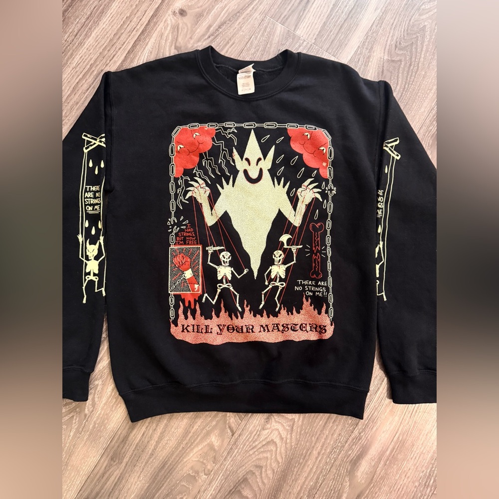 Small ☠️Kill Your Masters sweatshirt
